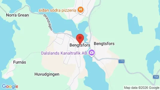 Affärslokaler till försäljning i Bengtsfors - kort over placeringen