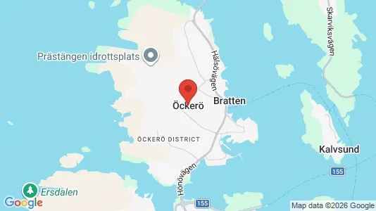 Affärslokaler till försäljning i Öckerö - kort over placeringen