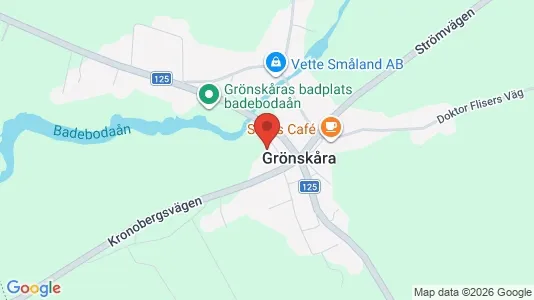 Affärslokaler till försäljning i Högsby - kort over placeringen