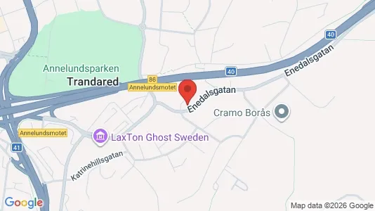 Bostadsfastigheter till försäljning i Borås - kort over placeringen