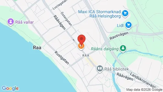 Bostadsfastigheter till försäljning i Helsingborg - kort over placeringen