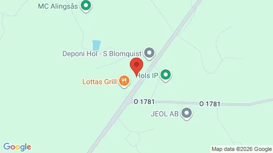 Affärslokaler till försäljning i Vårgårda - kort over placeringen