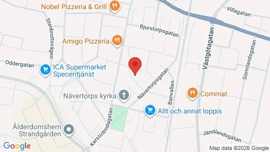 Bostadsfastigheter till försäljning i Katrineholm - kort over placeringen