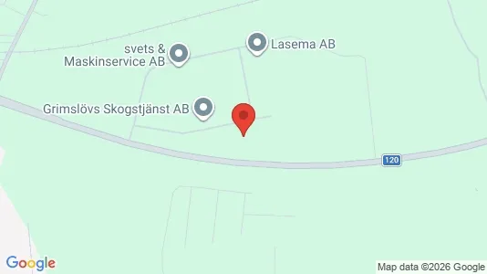 Affärslokaler till försäljning i Emmaboda - kort over placeringen