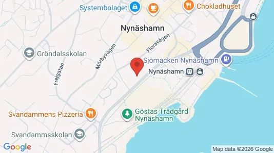 Bostadsfastigheter till försäljning i Nynäshamn - kort over placeringen
