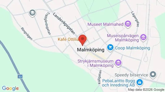 Bostadsfastigheter till försäljning i Flen - kort over placeringen
