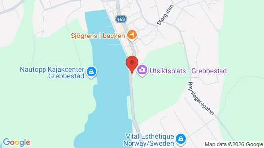 Affärslokaler till försäljning i Tanum - kort over placeringen