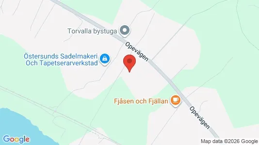 Affärslokaler till försäljning i Östersund - kort over placeringen