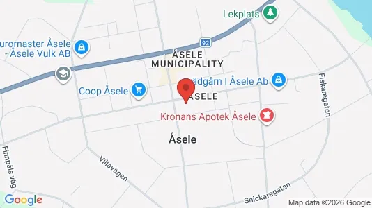 Bostadsfastigheter till försäljning i Åsele - Bild från Google Street View