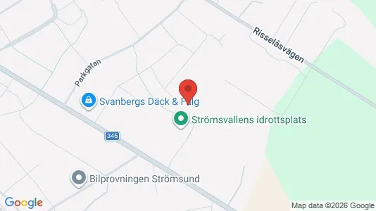 Affärslokaler till försäljning i Strömsund - kort over placeringen