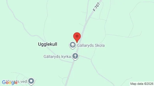 Bostadsfastigheter till försäljning i Värnamo - kort over placeringen