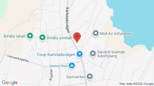 Affärslokaler till försäljning i Åmål - kort over placeringen