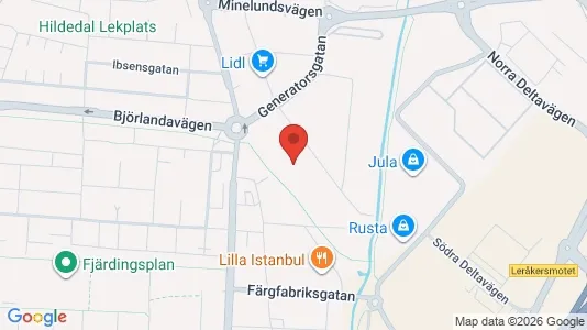 Affärslokaler till försäljning i Lundby - kort over placeringen