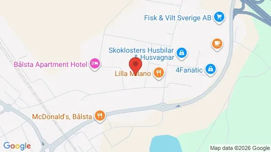Affärslokaler till försäljning i Håbo - kort over placeringen