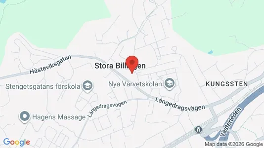 Affärslokaler till försäljning i Göteborg Västra - kort over placeringen
