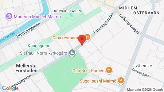 Affärslokaler till försäljning i Malmö Centrum - Bild från Google Street View