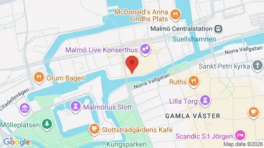 Affärslokaler till försäljning i Malmö Centrum - Bild från Google Street View