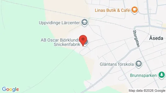 Affärslokaler till försäljning i Uppvidinge - kort over placeringen