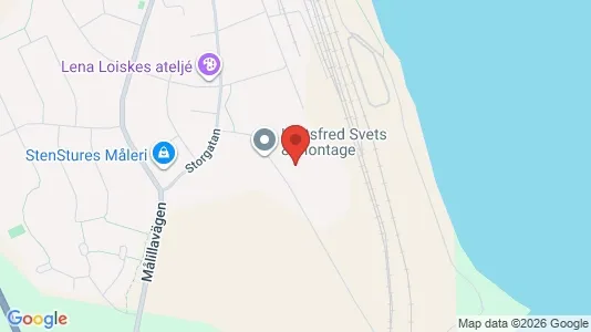 Industrilokaler till försäljning i Hultsfred - Bild från Google Street View