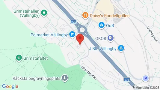 Affärslokaler att hyra i Västerort - kort over placeringen