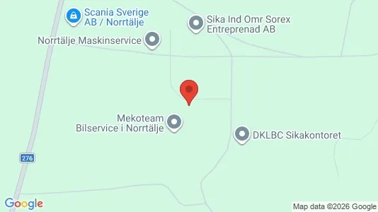 Industrilokaler att hyra i Norrtälje - Bild från Google Street View
