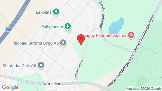 Industrilokaler till försäljning i Ljungby - kort over placeringen