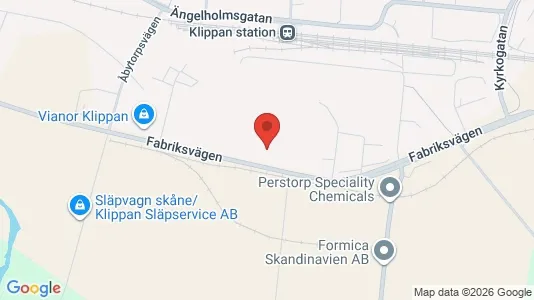 Affärslokaler att hyra i Klippan - Bild från Google Street View