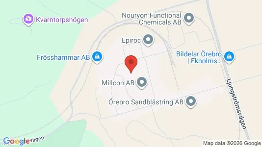 Affärslokaler att hyra i Kumla - kort over placeringen