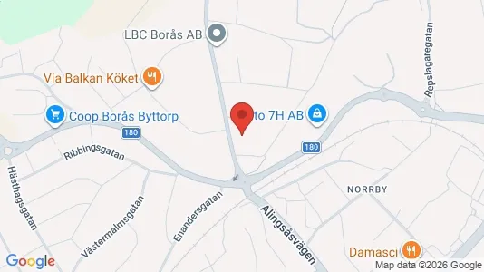 Industrilokaler att hyra i Borås - Bild från Google Street View