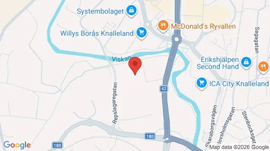 Lagerlokaler att hyra i Borås - Bild från Google Street View