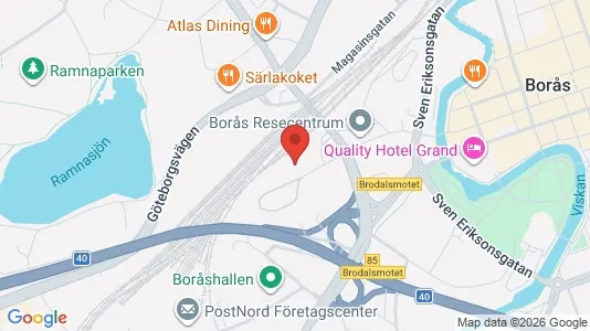 Kontorslokaler att hyra i Borås - Bild från Google Street View
