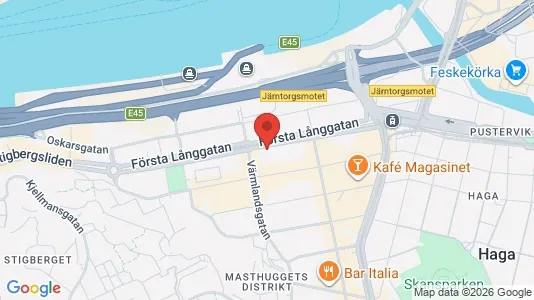 Affärslokaler att hyra i Göteborg Centrum - kort over placeringen