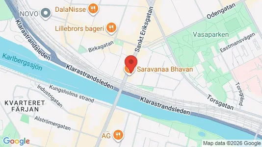 Affärslokaler att hyra i Vasastan - kort over placeringen