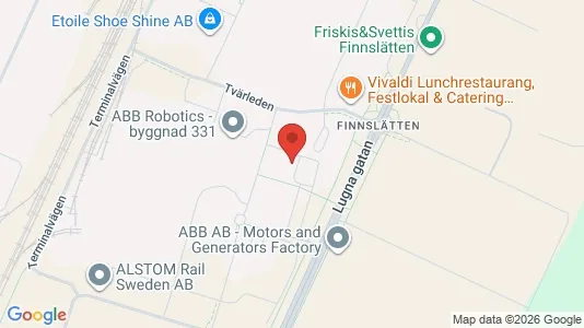 Industrilokaler att hyra i Västerås - Bild från Google Street View