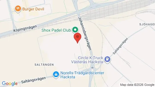 Kontorslokaler att hyra i Västerås - kort over placeringen