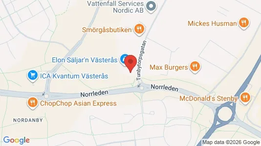Industrilokaler att hyra i Västerås - Bild från Google Street View