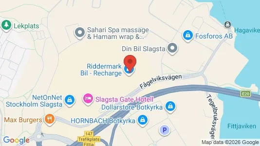 Kontorslokaler att hyra i Botkyrka - kort over placeringen