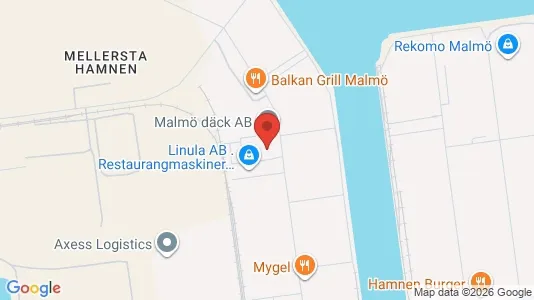 Kontorslokaler att hyra i Malmö Centrum - kort over placeringen