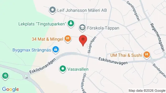 Affärslokaler till försäljning i Strängnäs - kort over placeringen