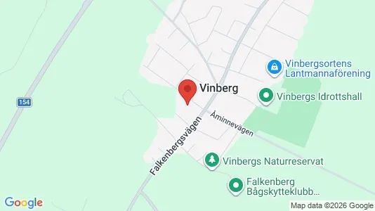 Kontorslokaler att hyra i Falkenberg - kort over placeringen