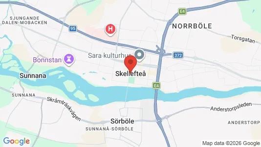 Kontorslokaler att hyra i Skellefteå - Bild från Google Street View