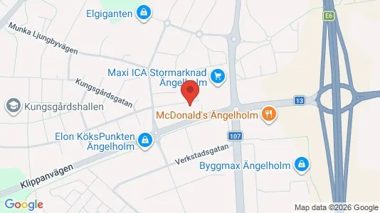 Kontorslokaler att hyra i Ängelholm - Bild från Google Street View