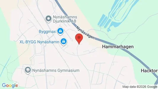 Industrilokaler till försäljning i Nynäshamn - kort over placeringen