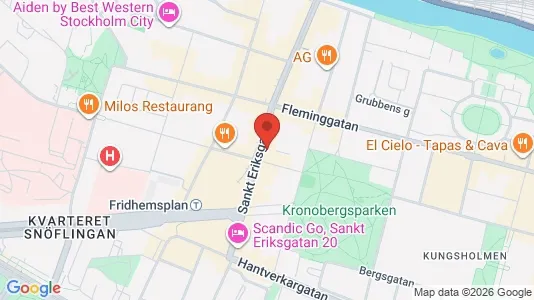 Kontorslokaler att hyra i Kungsholmen - kort over placeringen