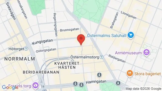 Kontorslokaler att hyra i Stockholm Innerstad - Bild från Google Street View
