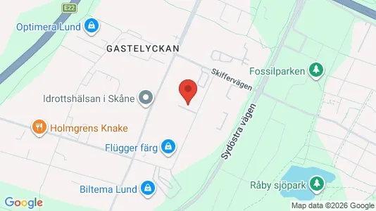 Lagerlokaler att hyra i Lund - Bild från Google Street View