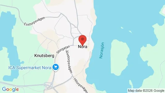 Affärslokaler att hyra i Nora - Bild från Google Street View