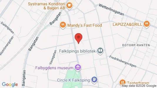 Affärslokaler att hyra i Falköping - Bild från Google Street View