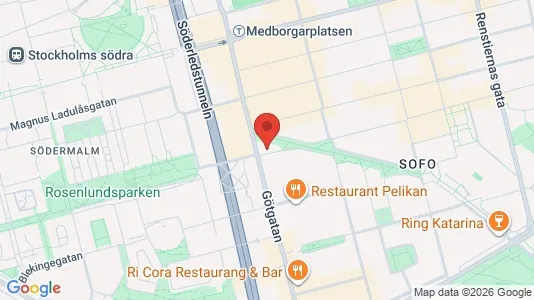 Kontorslokaler att hyra i Södermalm - Bild från Google Street View
