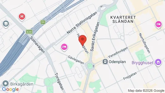 Kontorslokaler att hyra i Vasastan - Bild från Google Street View
